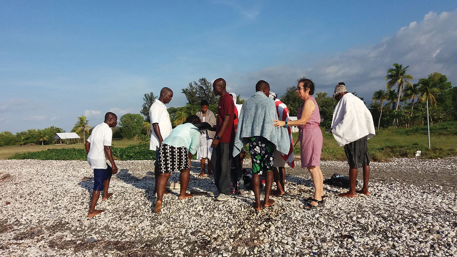 The celebration of believer's baptism in Haiti is a day of coming together to rejoice.