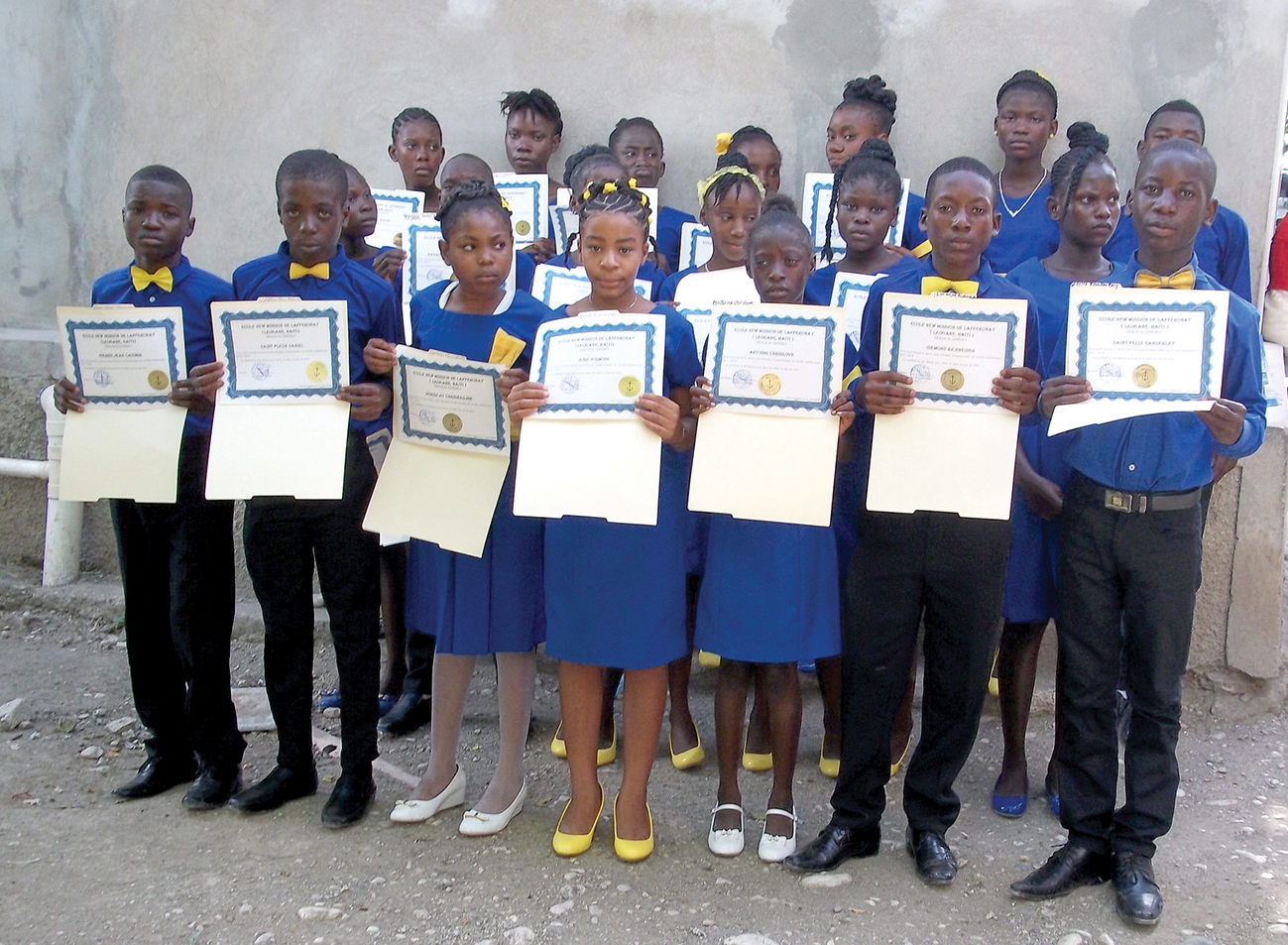 Pray for the students of New Missions Christian Academy as they continue to learn and grow.