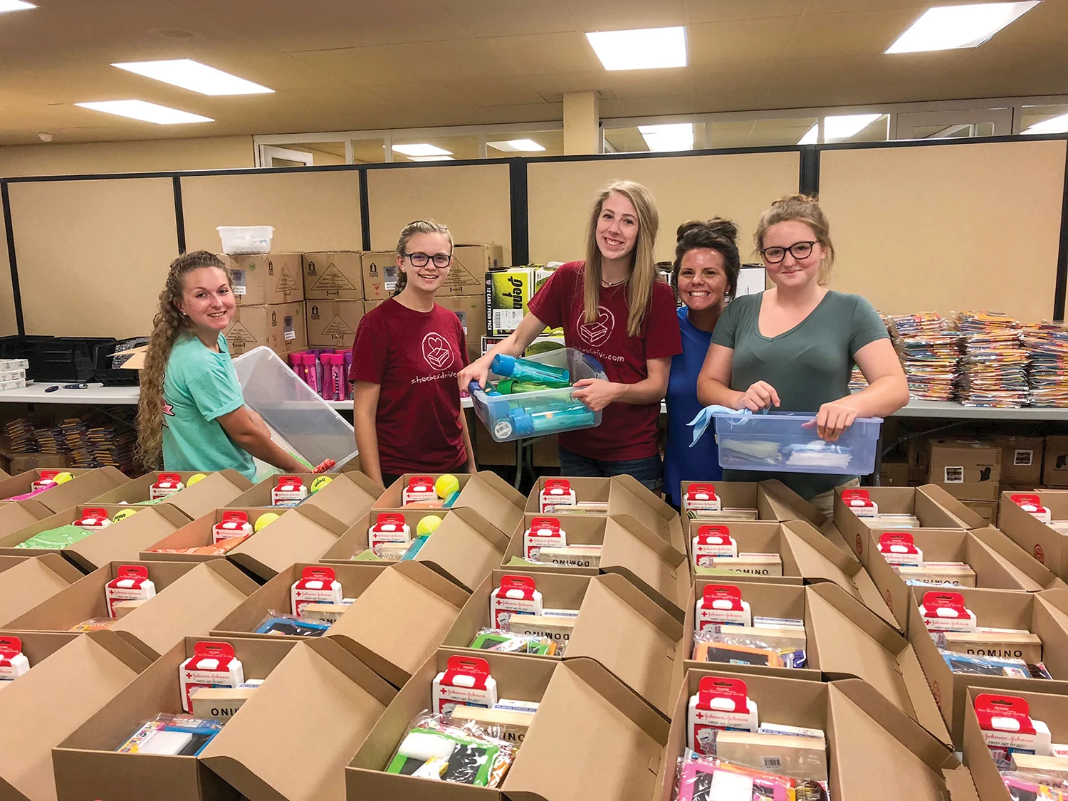 Shoebox Packing Party