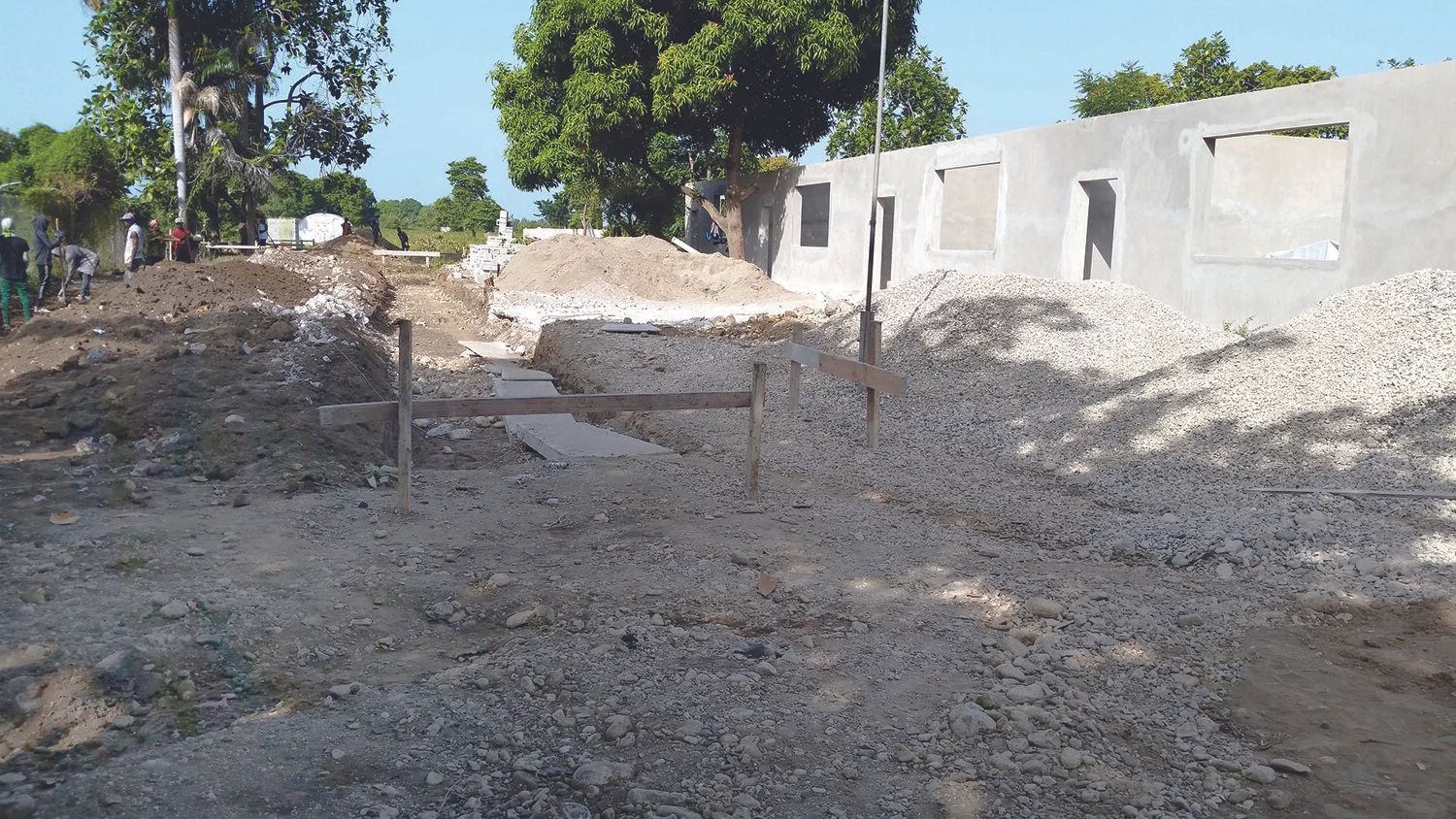 The new school building in Masson will welcome students from surrounding villages.