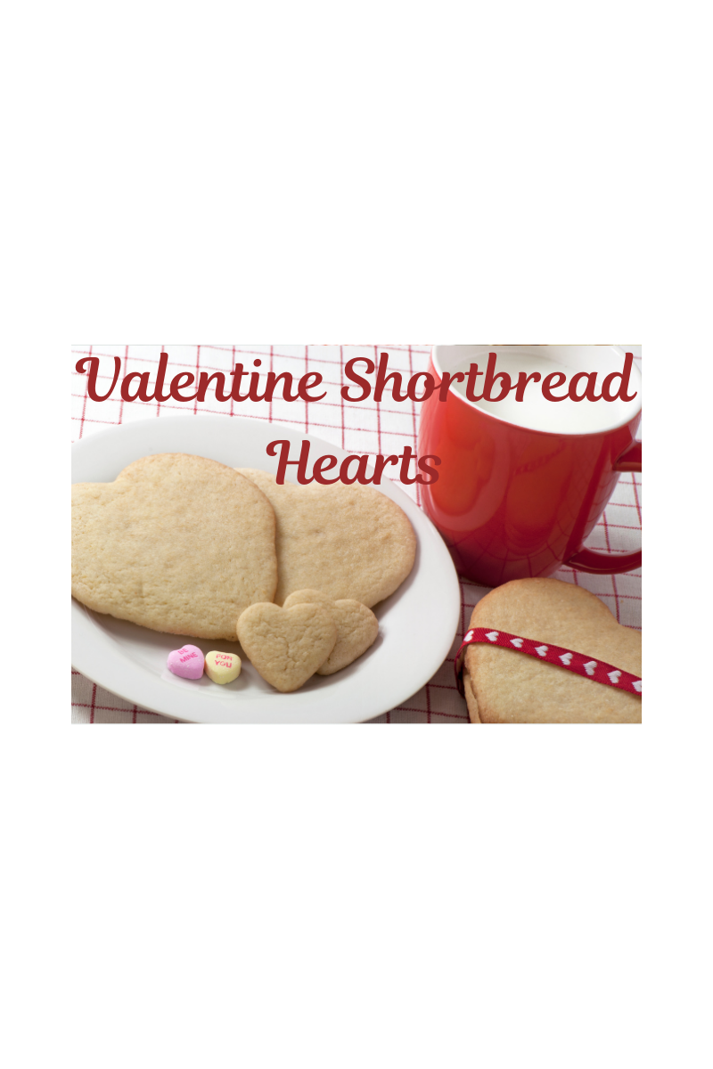 Valentine Shortbread Hearts
