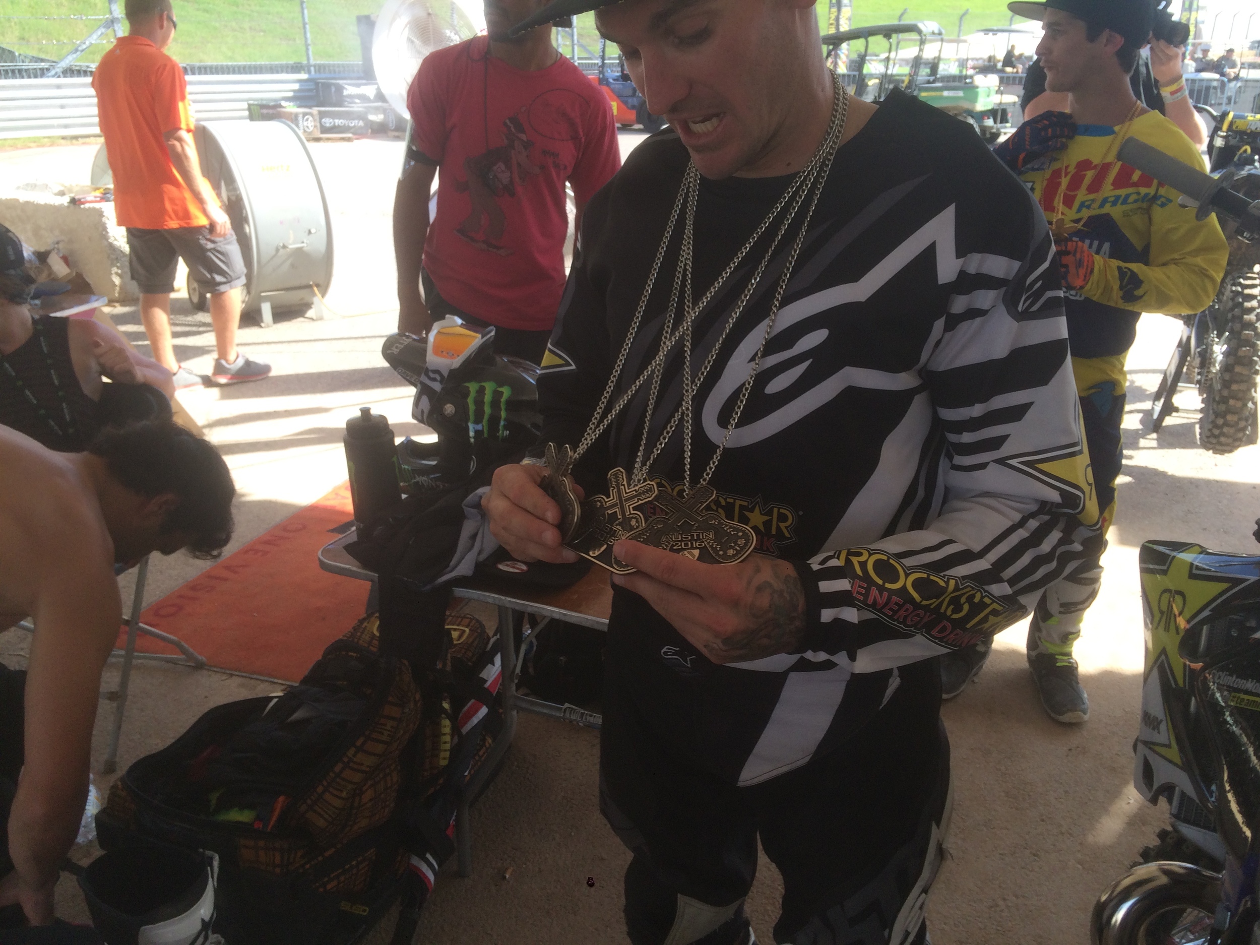 Clinton Moore shows off his XGames Hardwear