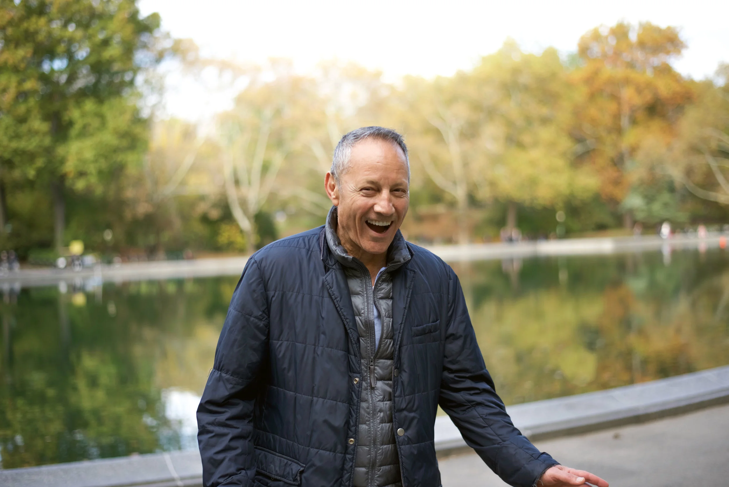 Joshua in NYC's Central Park on November 9, the day we spoke. Photograph by Katie Bellini