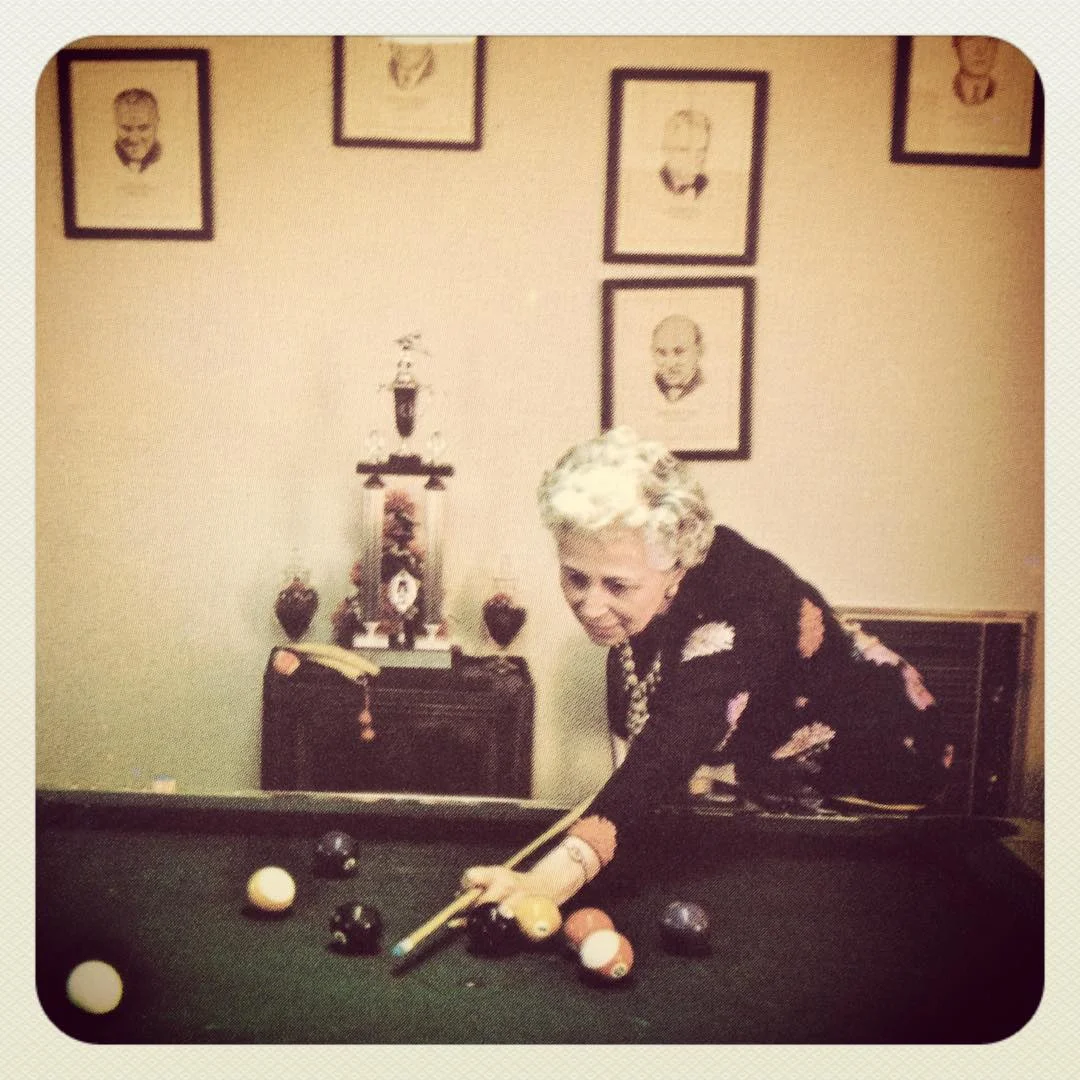 Dorothy Wise was an American professional pool player. She was born in Spokane, Washington. When she first started playing pool professionally, there were very few national tournaments for women. Known for her demure 5’2”, 110 pound frame, the silver haired widow and grandmother was focused on taking the gambling image away from pool and focusing on the family image of the game, as she liked to point out that millions of home across America are home to pool tables. Nicknamed named “Cool Hand Dorothy,” Wise credited her pool playing skills to her husband, Jimmy Wise, a billiard hall owner, who encouraged her to pick up the game when she was 30 years old. She won many local and state tournaments, and due to a lack of a US Open pool championship for women, Wise declared herself the Women’s Title Winner for 15 years. The first national tournament for women happened in 1967. She won and kept winning for the next five years. She lost the title in 1972 at the age of 57 to a Jean Balukas, a 13 year old pool phenom. #Butchhistory