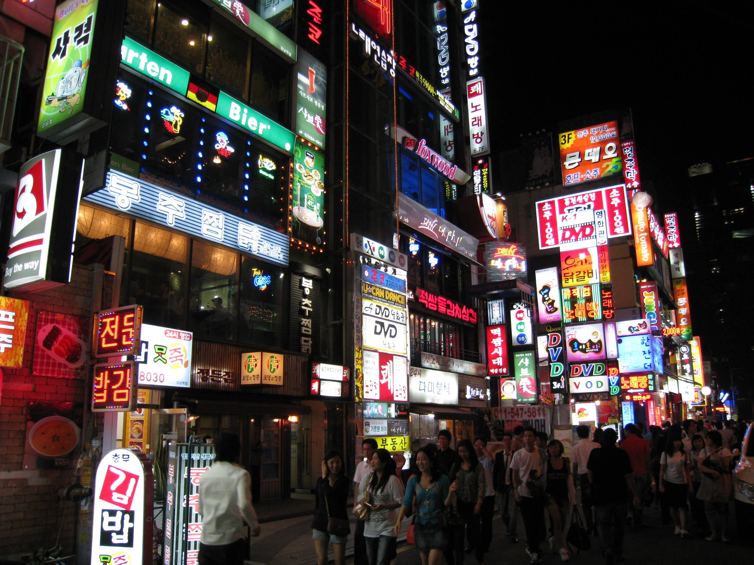 The fashion district, Gangnam