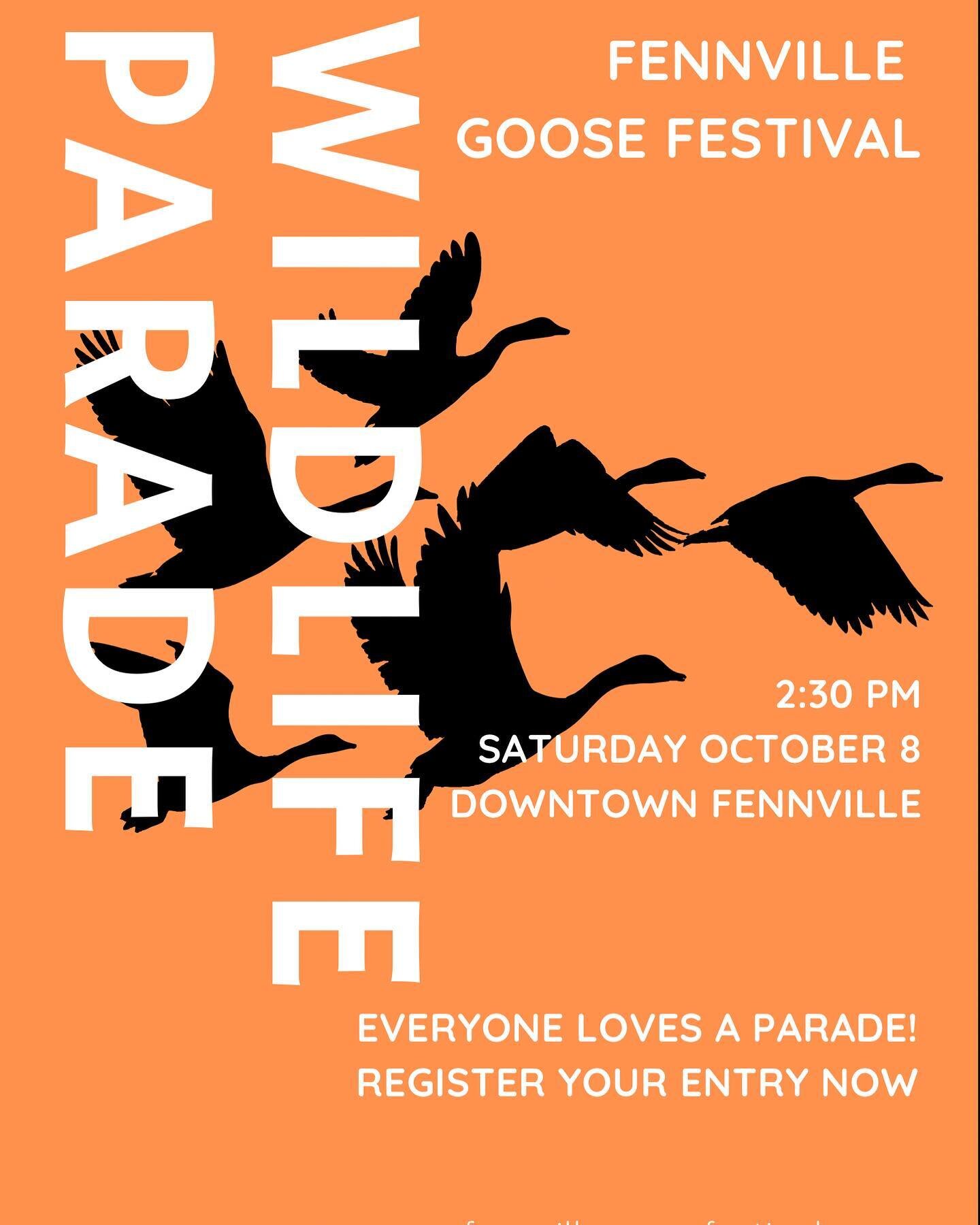 Let&rsquo;s make this parade amazing! Float, band, walking, bikes, horses&hellip;get your group together and register now for the Wildlife Parade&hellip;or is the Wild Life Parade&hellip;that&rsquo;s up to you🤷&zwj;♀️