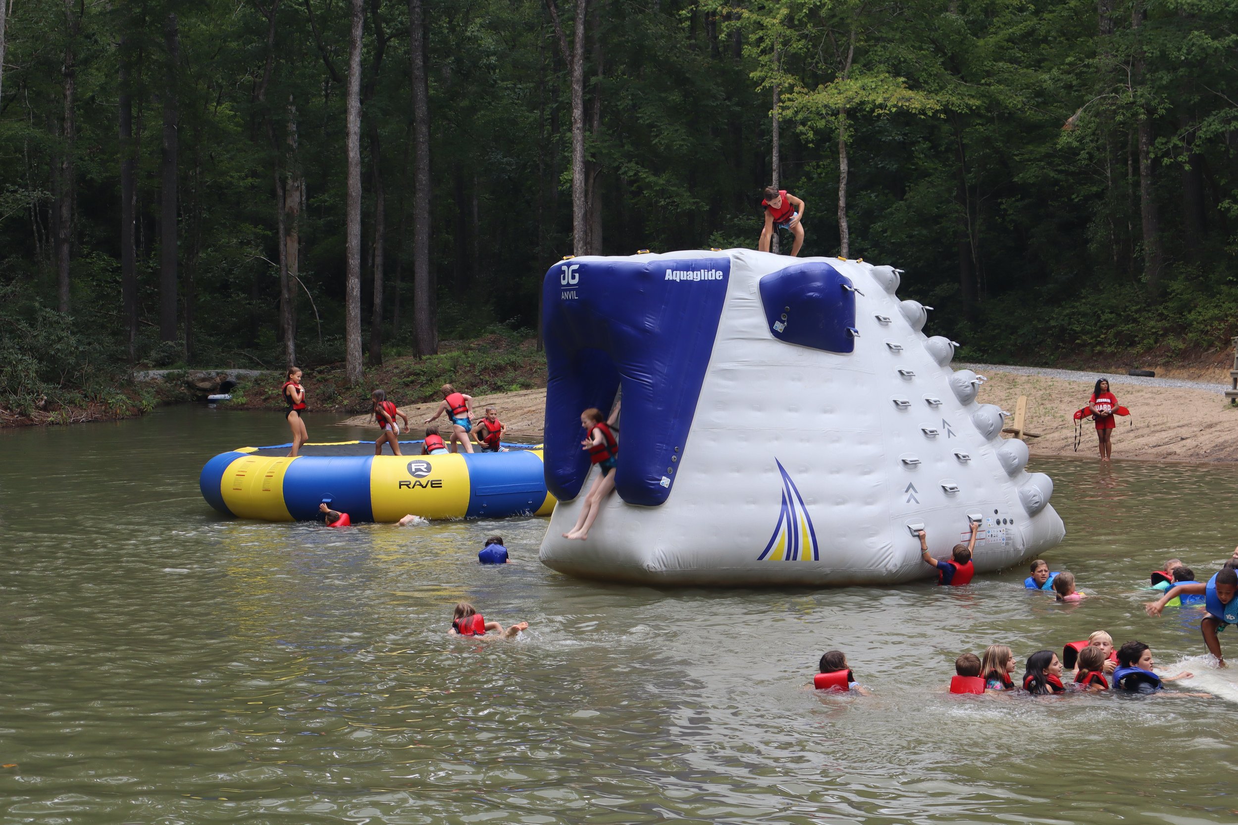 Water Bouncer and Anvil at the New Lake