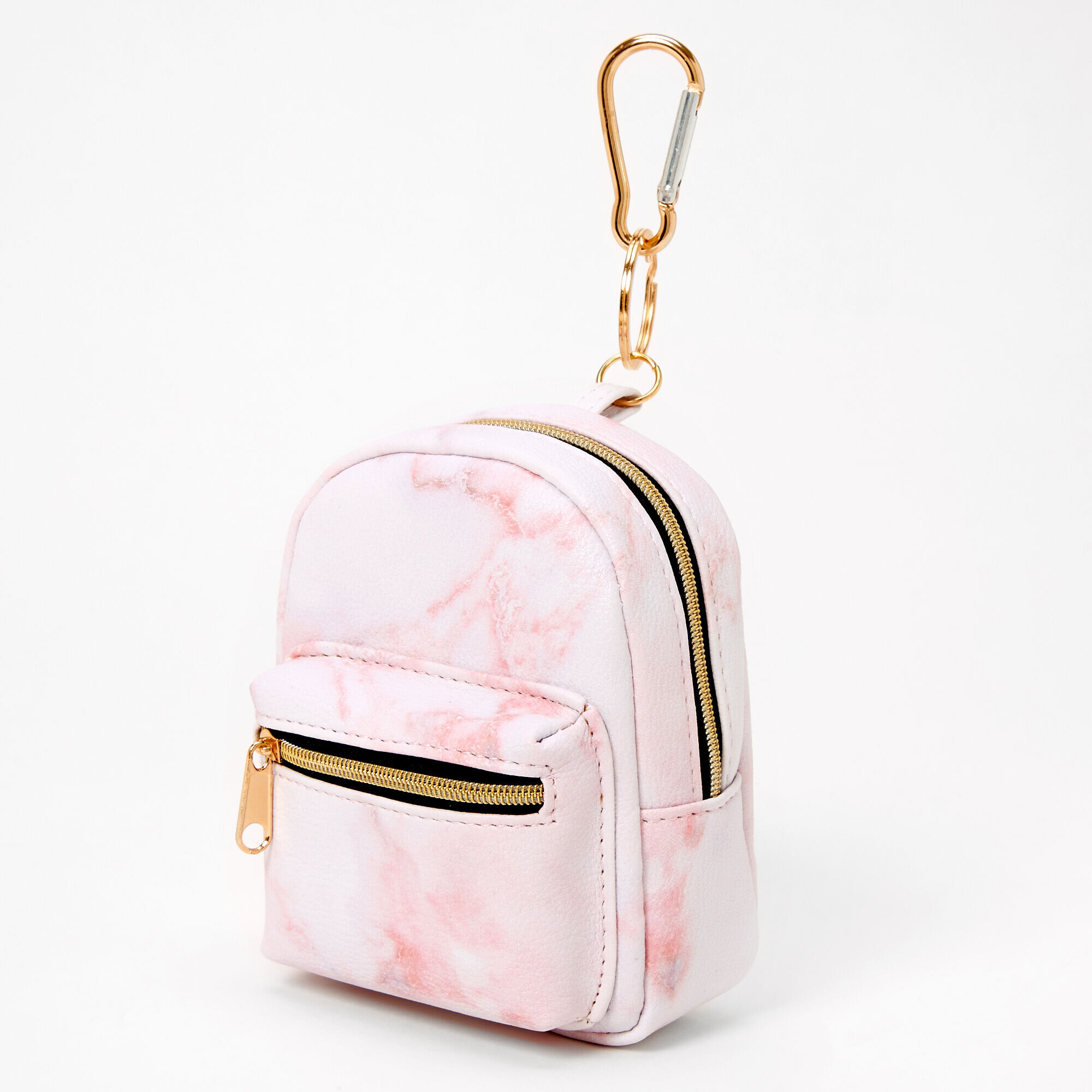 Pink Marble Mini Backpack