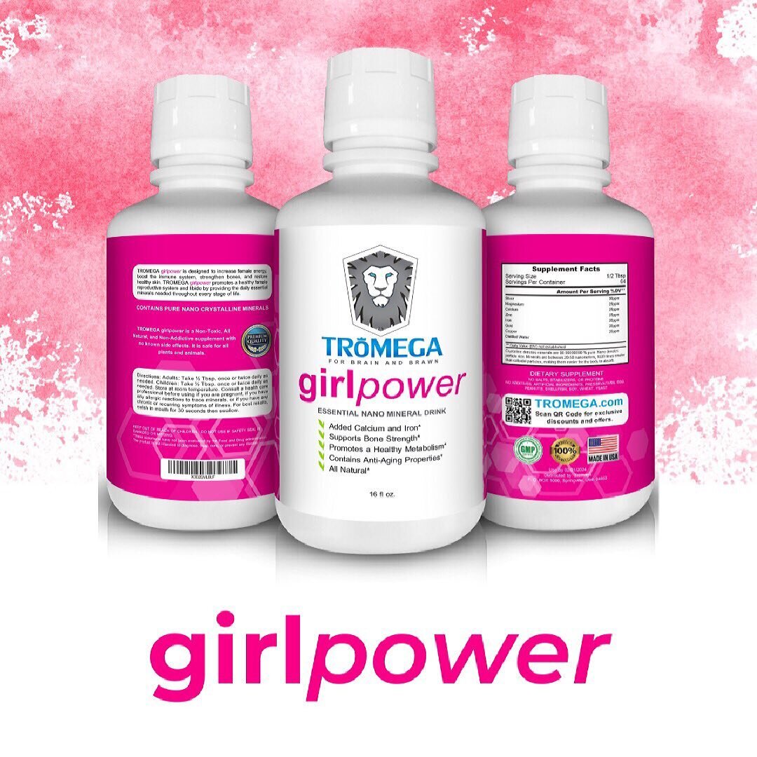 Girlpower is specifically designed to increase female energy, boost the immune system, strengthen bones, and restore healthy skin.
Additionally&hellip; TROMEGA girlpower promotes a healthy female reproductive system and libido by providing the daily 