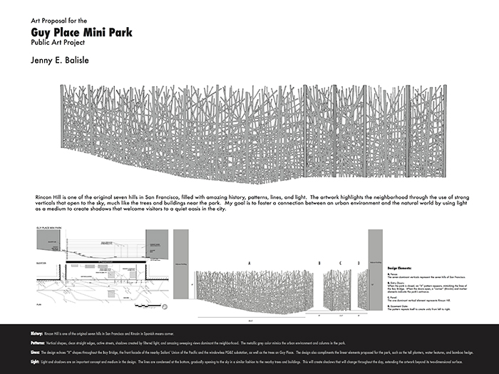  Guy Place Mini Park proposal. 