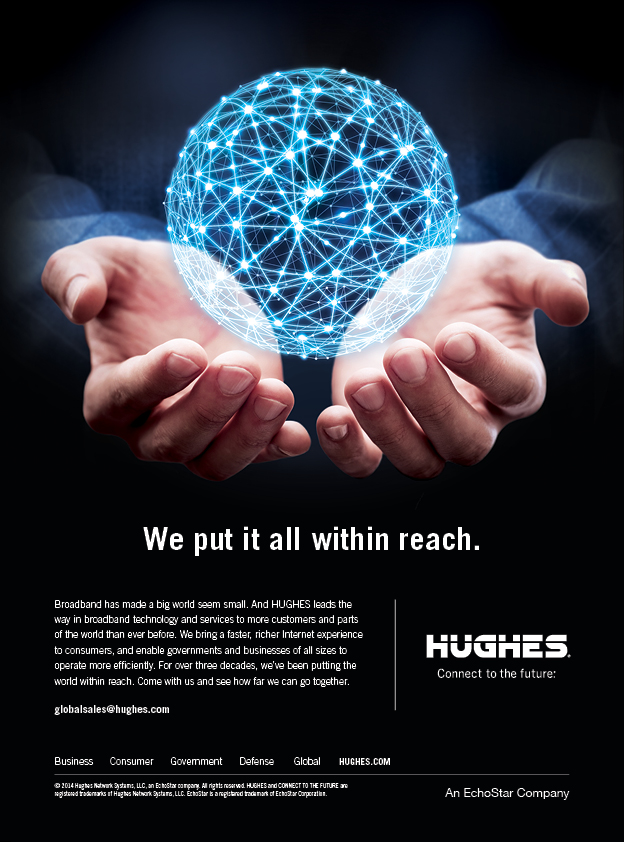 Hughes Corporate Print Ad