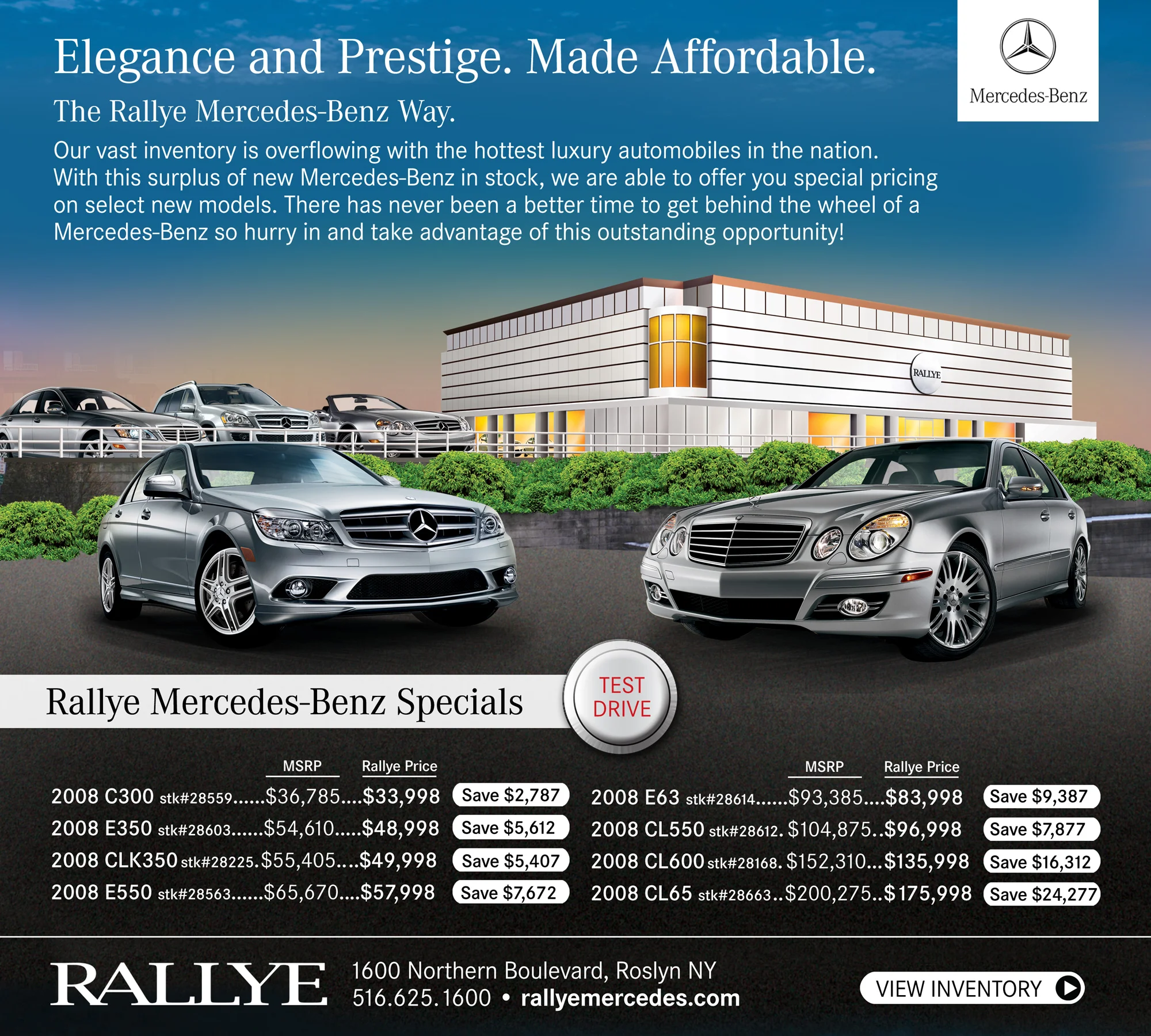 RALLYE Mercedes Email Blast