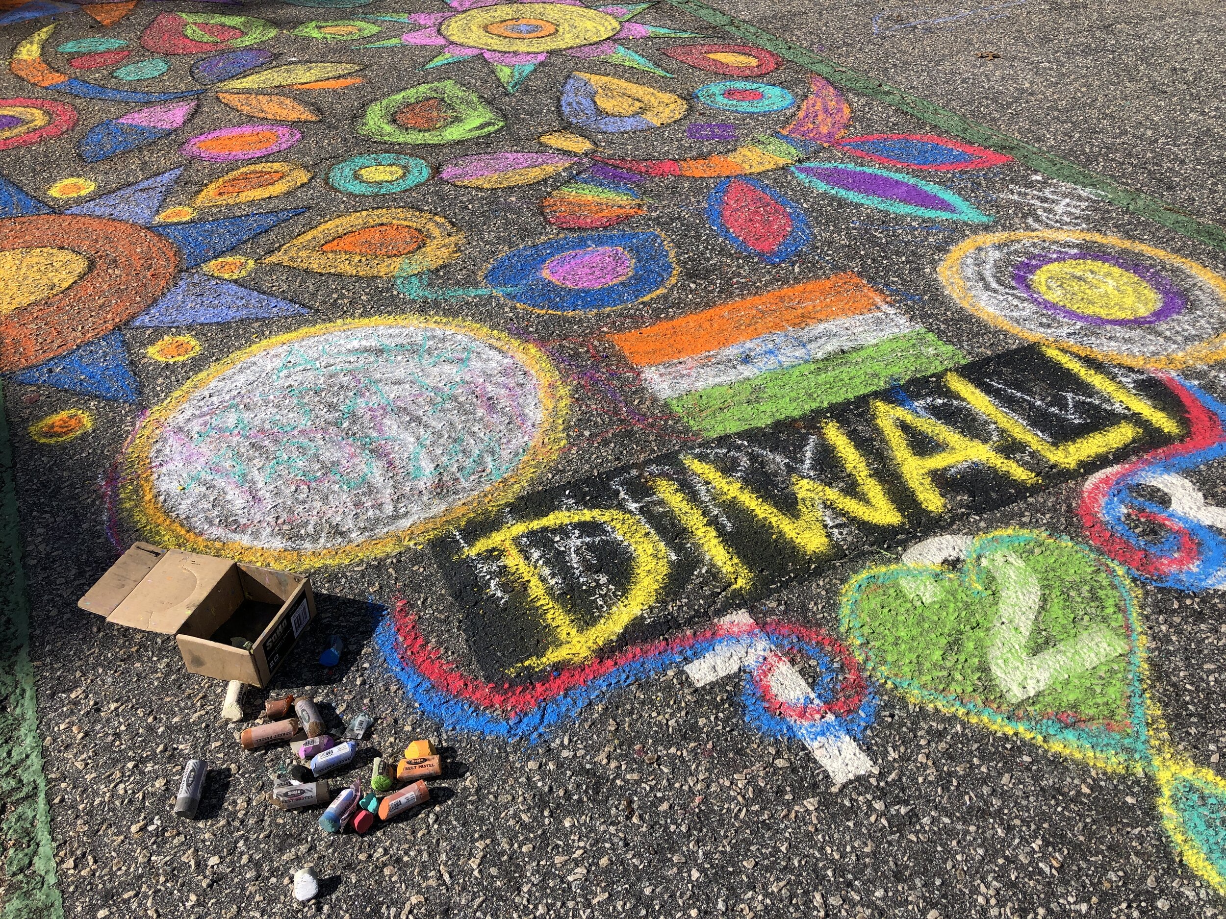 DIWALI STREET PAINTING