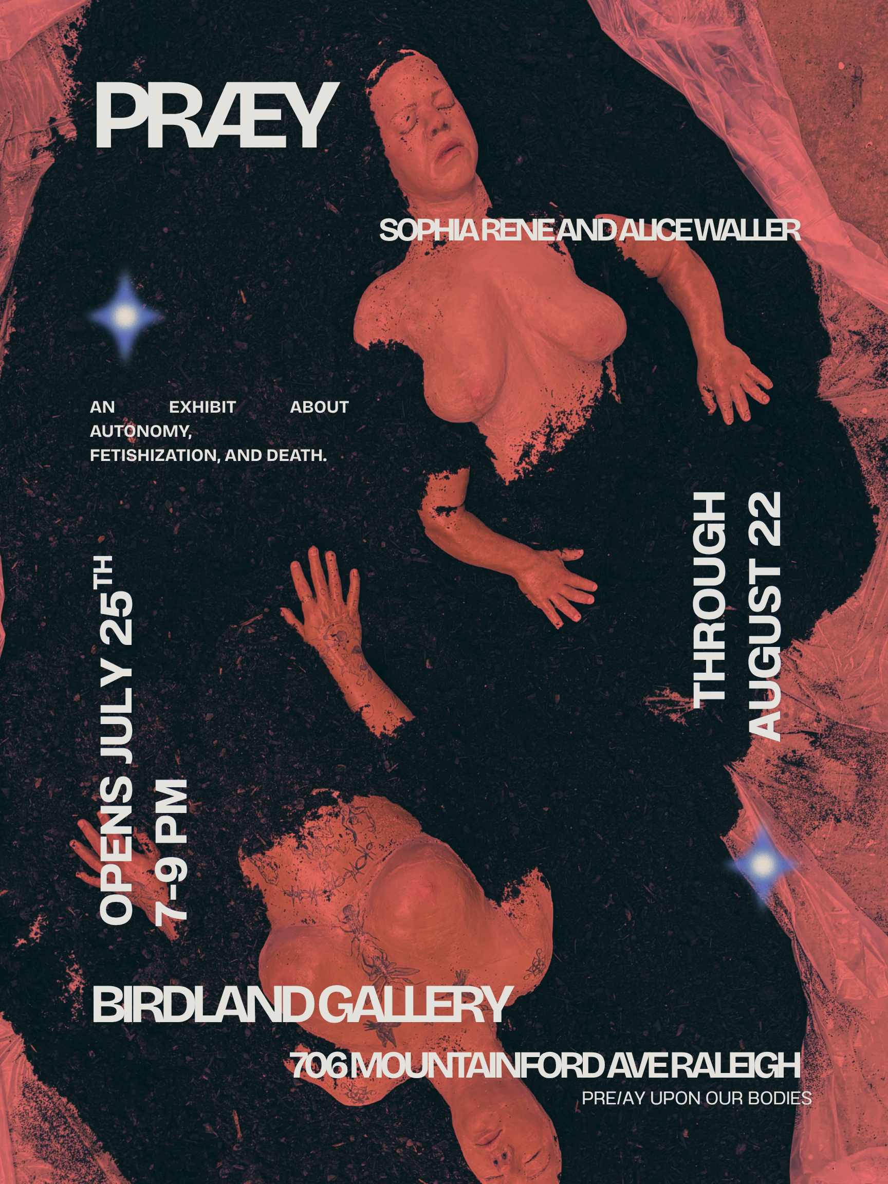 PRÆY: An exhibition by Sophia Rene and Alice Waller