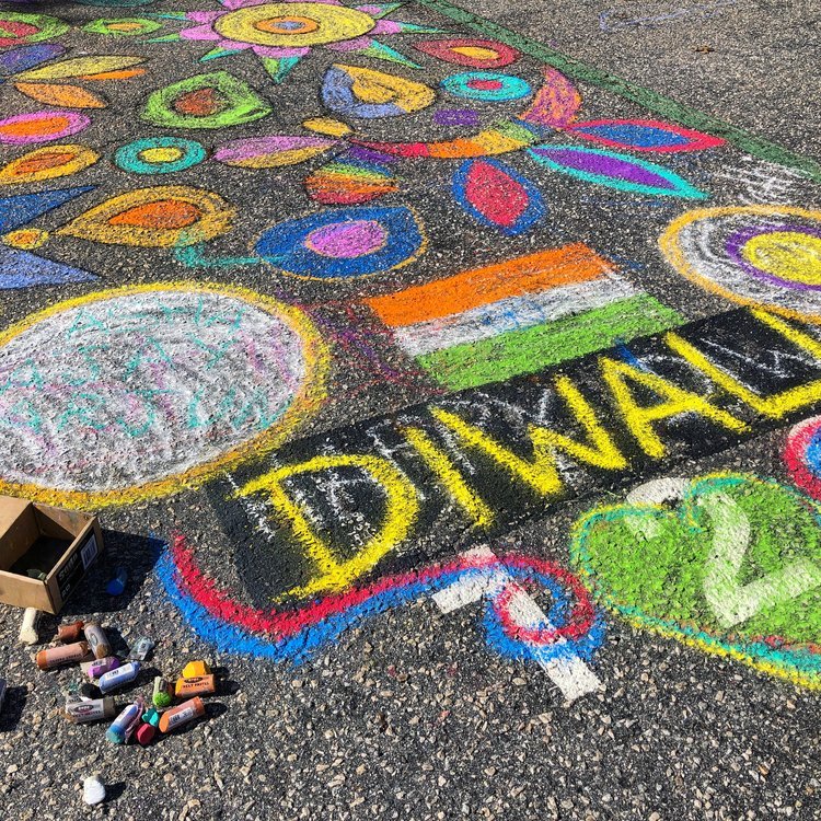 DIWALI STREET PAINTING