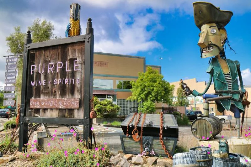 Purple Wine + Spirits Make a Big Change