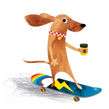 Wiener on wheels!