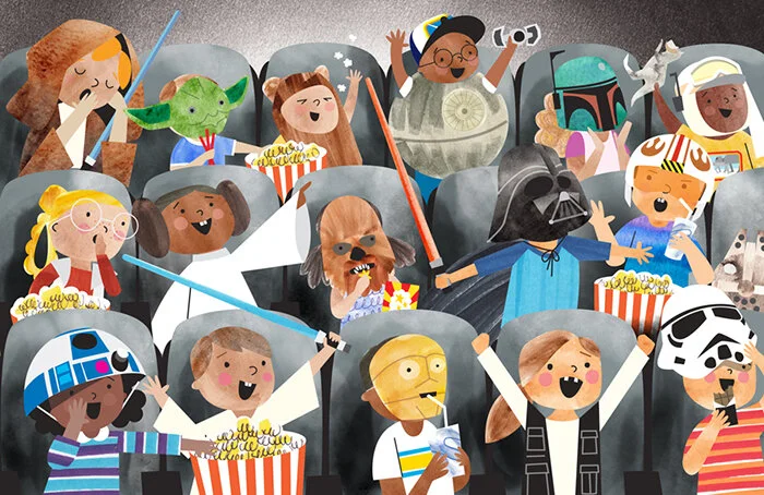  Star Wars gang. 