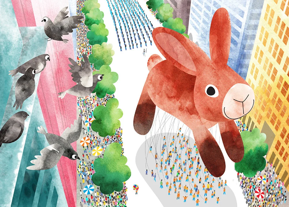  It’s a bunny balloon! 