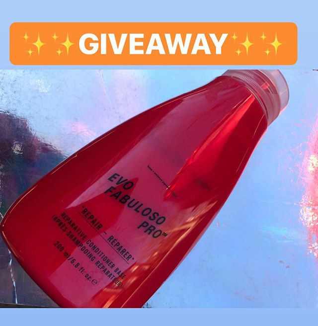 Hello lovelies! To celebrate spring, my love of @evohair, my love of you, and all things good, I&rsquo;m doing a giveaway! The winner will receive a customized fab pro color conditioner to keep their hair freshly fresh in between appointments. Fab pr