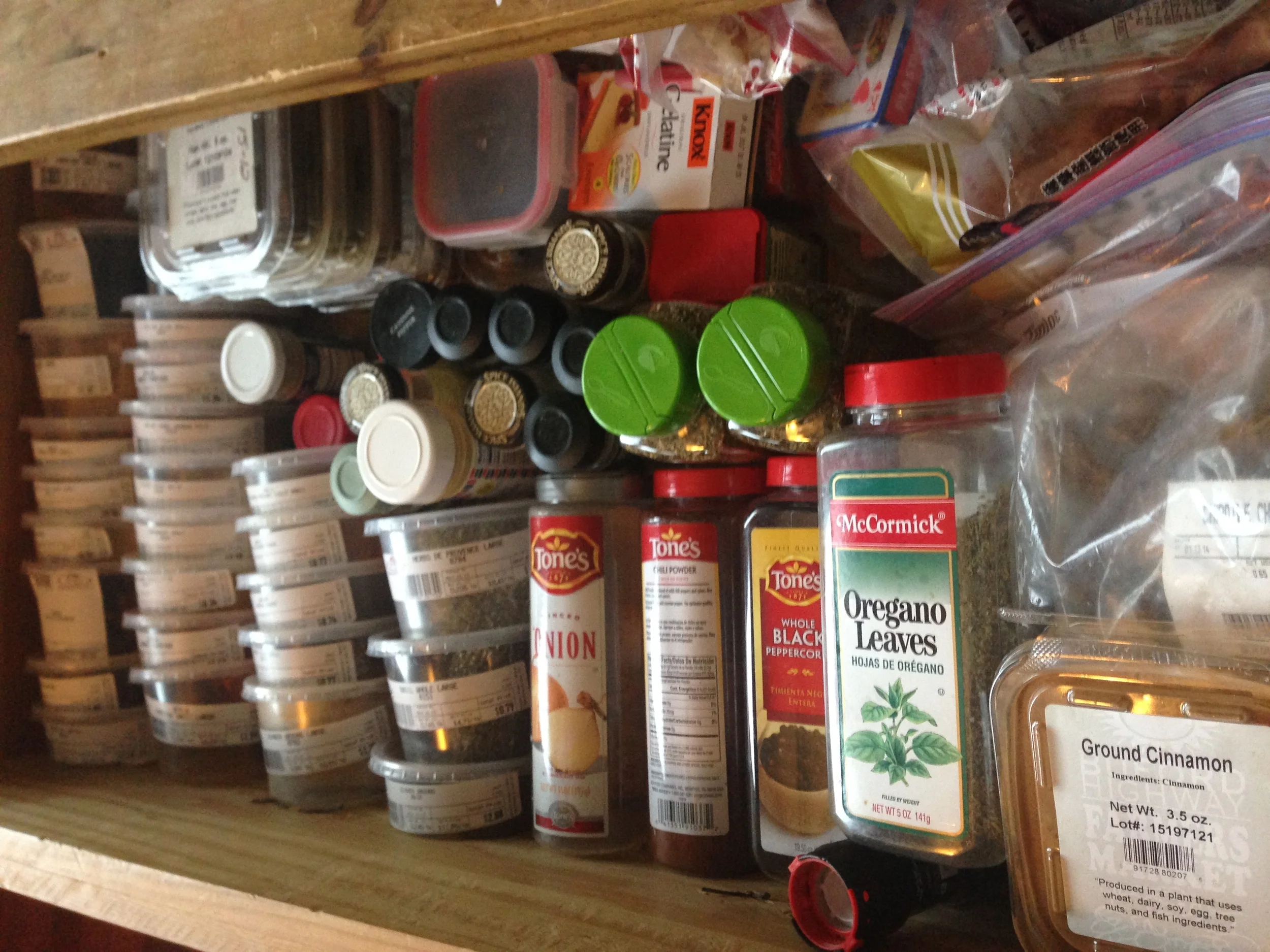 Keep your spices in a dark, dry place and clearly labeled. 