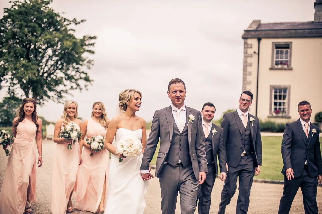 Bridal party Clonabreany House