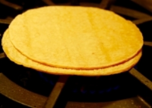 Warming Corn Tortillas