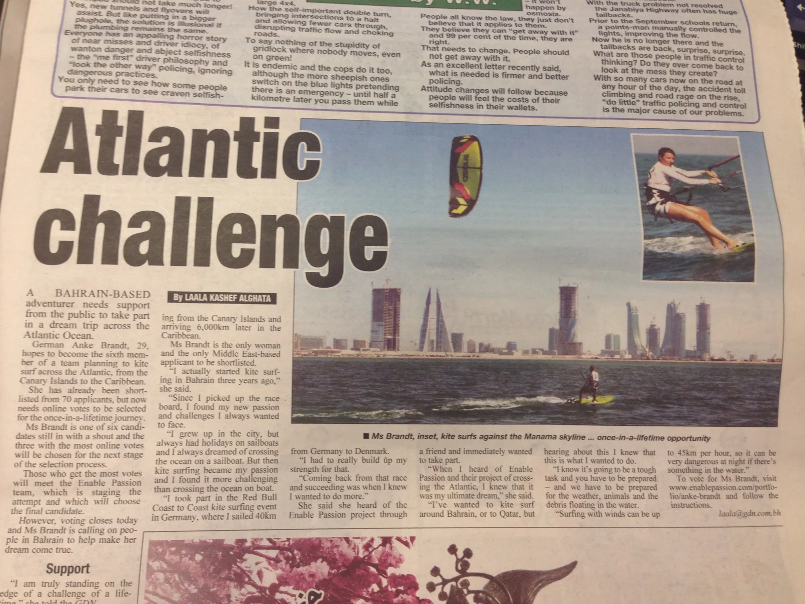 Clipping.Gulf daily news Bahrain.jpeg