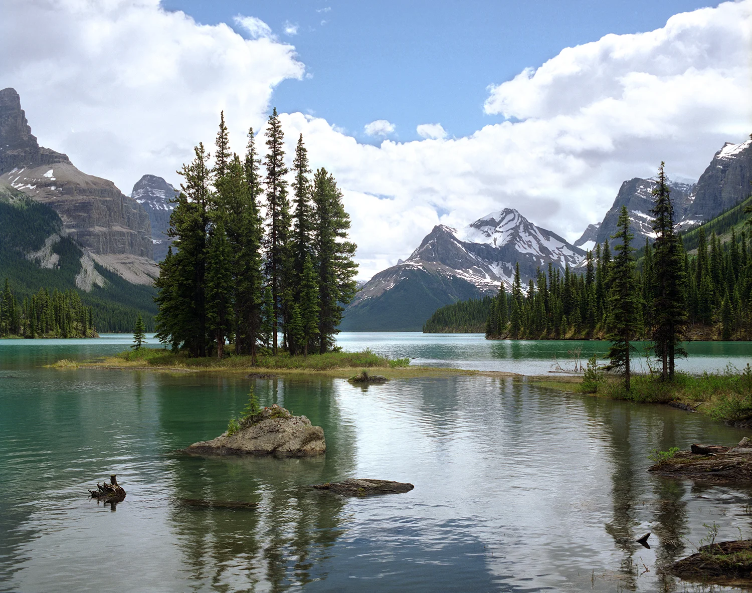 Spirit Island on Maligne Lake