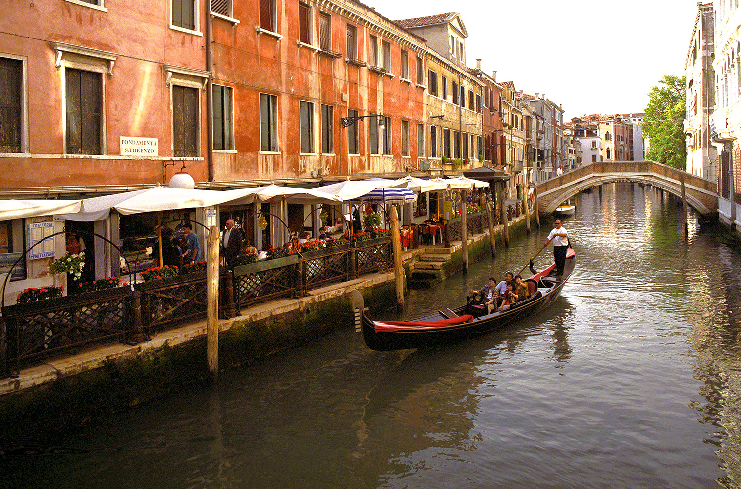 Take a gondola to Dinner