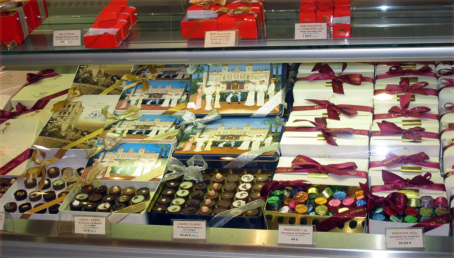 Chocolates in Monte-Carlo