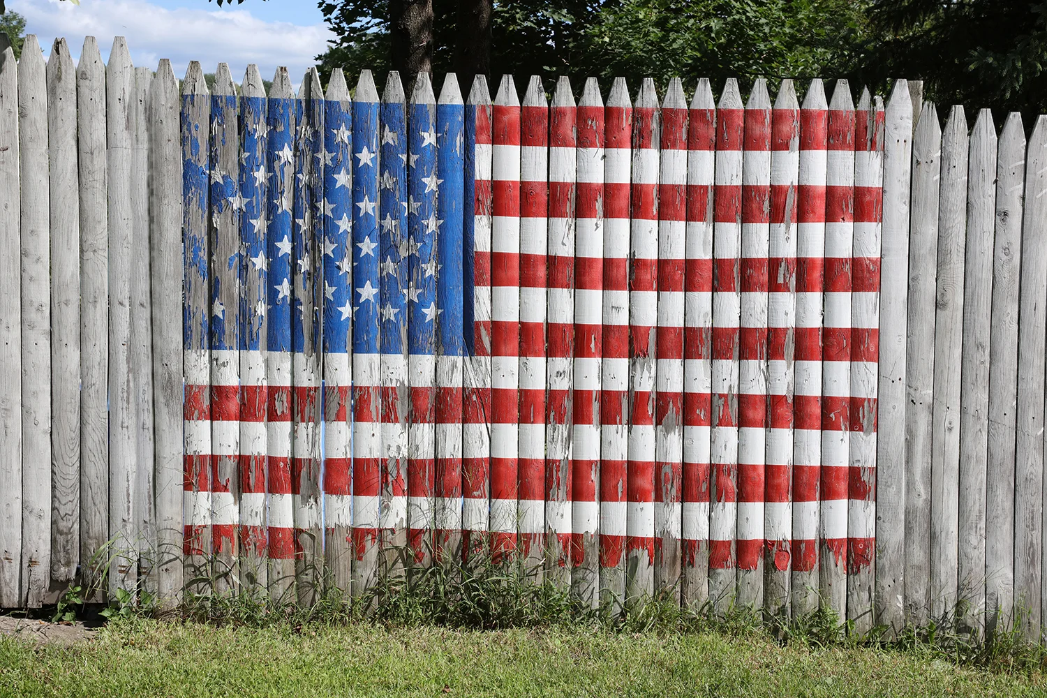 Patriotic Fence