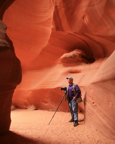 Working in Antelope Canyon