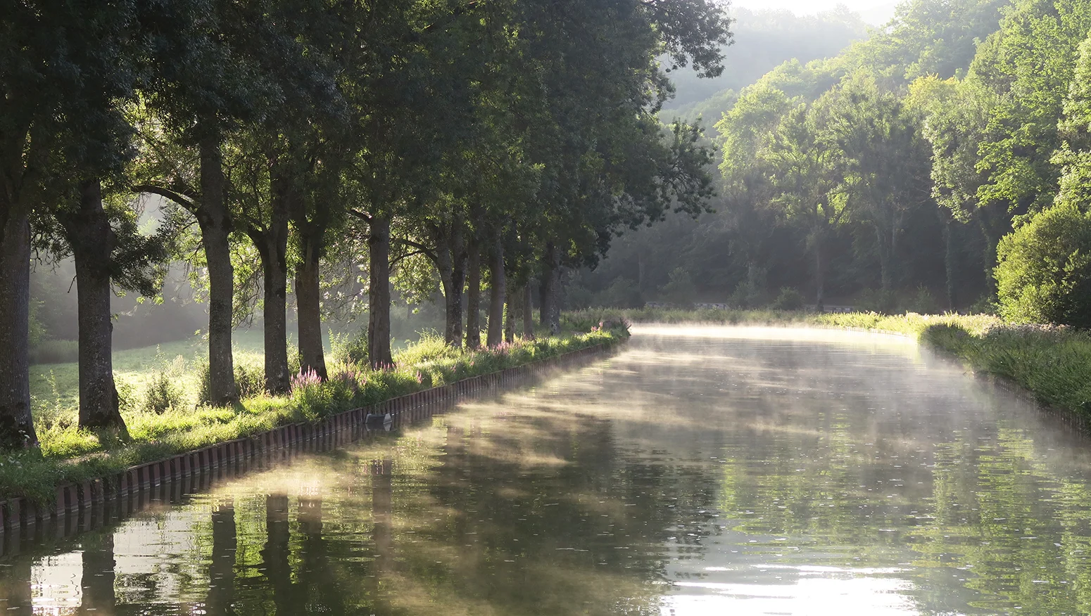 Dawn Greets the Canal de Bourgogne