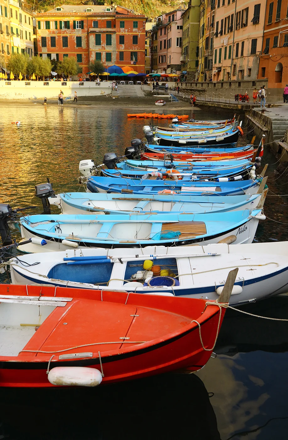 Boats of Vernazza