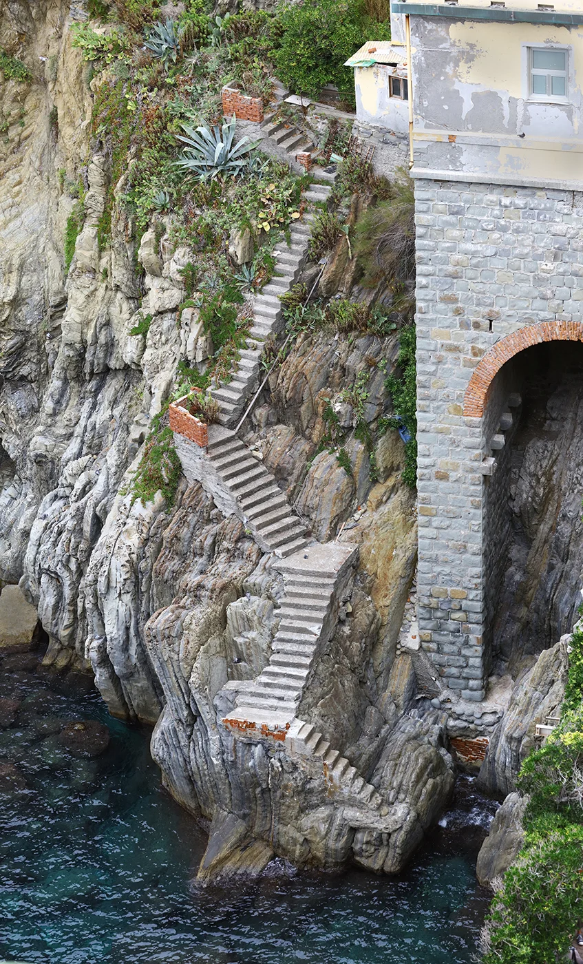 Stairs in Riomaggiore