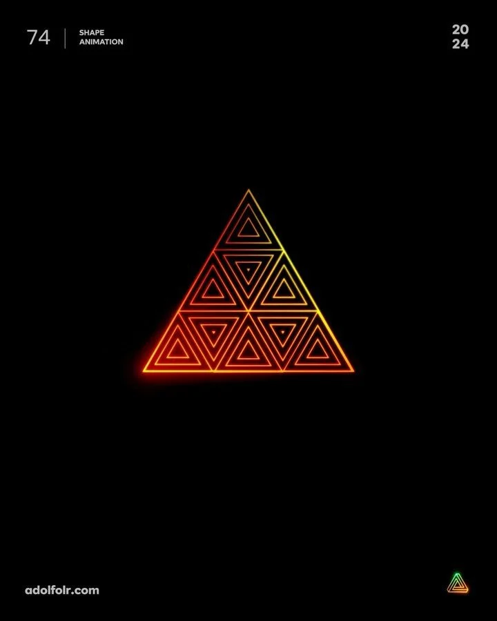 #74 &bull; ᴛʀɪᴀɴɢʟᴇ &bull; ꜱʜᴀᴘᴇ ᴇxᴘʟᴏʀᴀᴛɪᴏɴ
&bull;
&bull;
&bull;
&bull;
&bull;

#TriangleLoop #GeometricArt #RepetitivePatterns #AbstractShapes #GeometryDesign #LoopingTriangles #MathArt #PatternPlay #SymmetryInShapes #TrianglePatterns #GeometricLoo