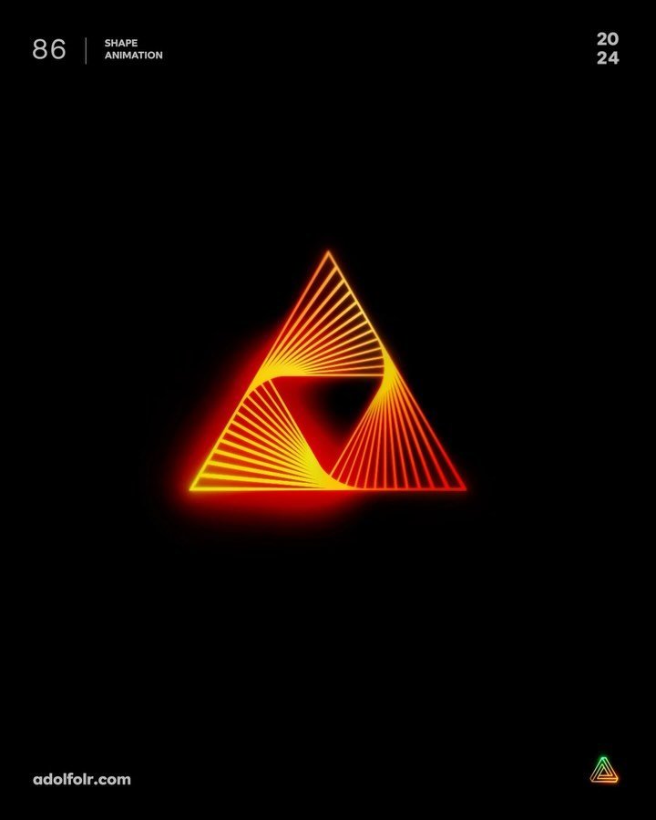 #86 &bull; ᴛʀɪᴀɴɢʟᴇ &bull; ꜱʜᴀᴘᴇ ᴇxᴘʟᴏʀᴀᴛɪᴏɴ
&bull;
&bull;
&bull;
&bull;
&bull;

#TriangleLoop #GeometricArt #RepetitivePatterns #AbstractShapes #GeometryDesign #LoopingTriangles #MathArt #PatternPlay #SymmetryInShapes #TrianglePatterns #GeometricLoo