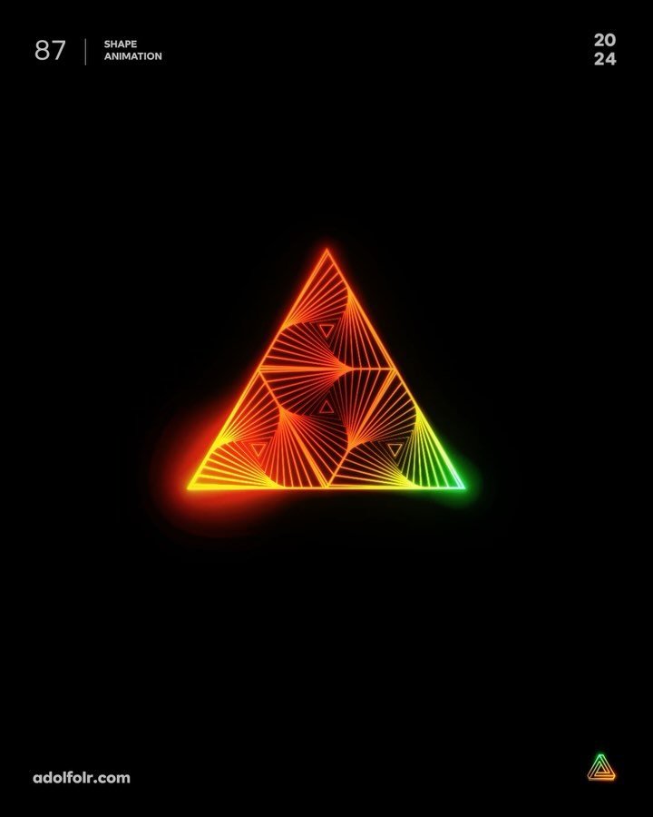 #87 &bull; ᴛʀɪᴀɴɢʟᴇ &bull; ꜱʜᴀᴘᴇ ᴇxᴘʟᴏʀᴀᴛɪᴏɴ
&bull;
&bull;
&bull;
&bull;
&bull;

#TriangleLoop #GeometricArt #RepetitivePatterns #AbstractShapes #GeometryDesign #LoopingTriangles #MathArt #PatternPlay #SymmetryInShapes #TrianglePatterns #GeometricLoo