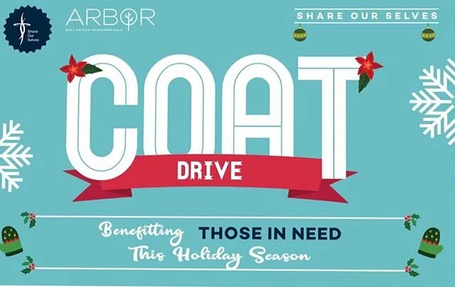 There&rsquo;s still time to drop off your lightly worn coats and jackets this week @arborrealestate benefitting @shareourselves 🧥🎄🙏🏼