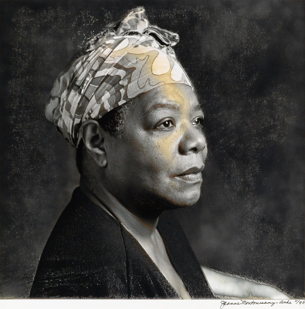Maya Angelou by Jeanne Moutoussamy-Ashe - Image courtesy of Swann Galleries