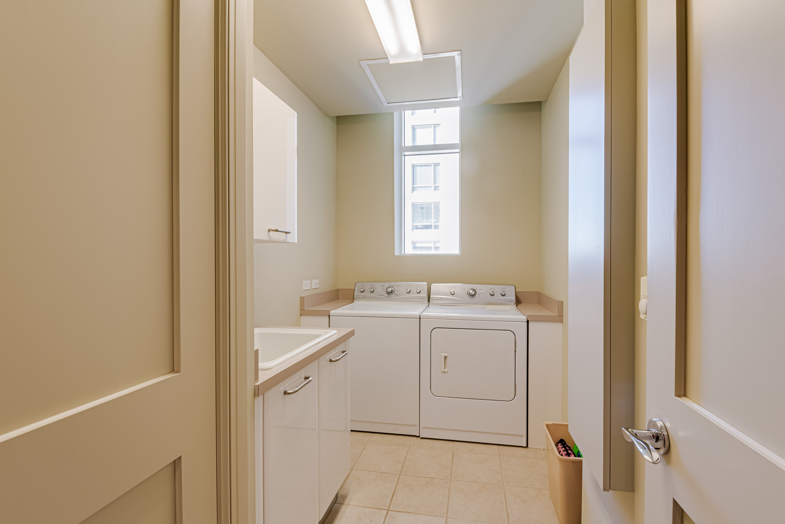 Laundry Room with Added Storage