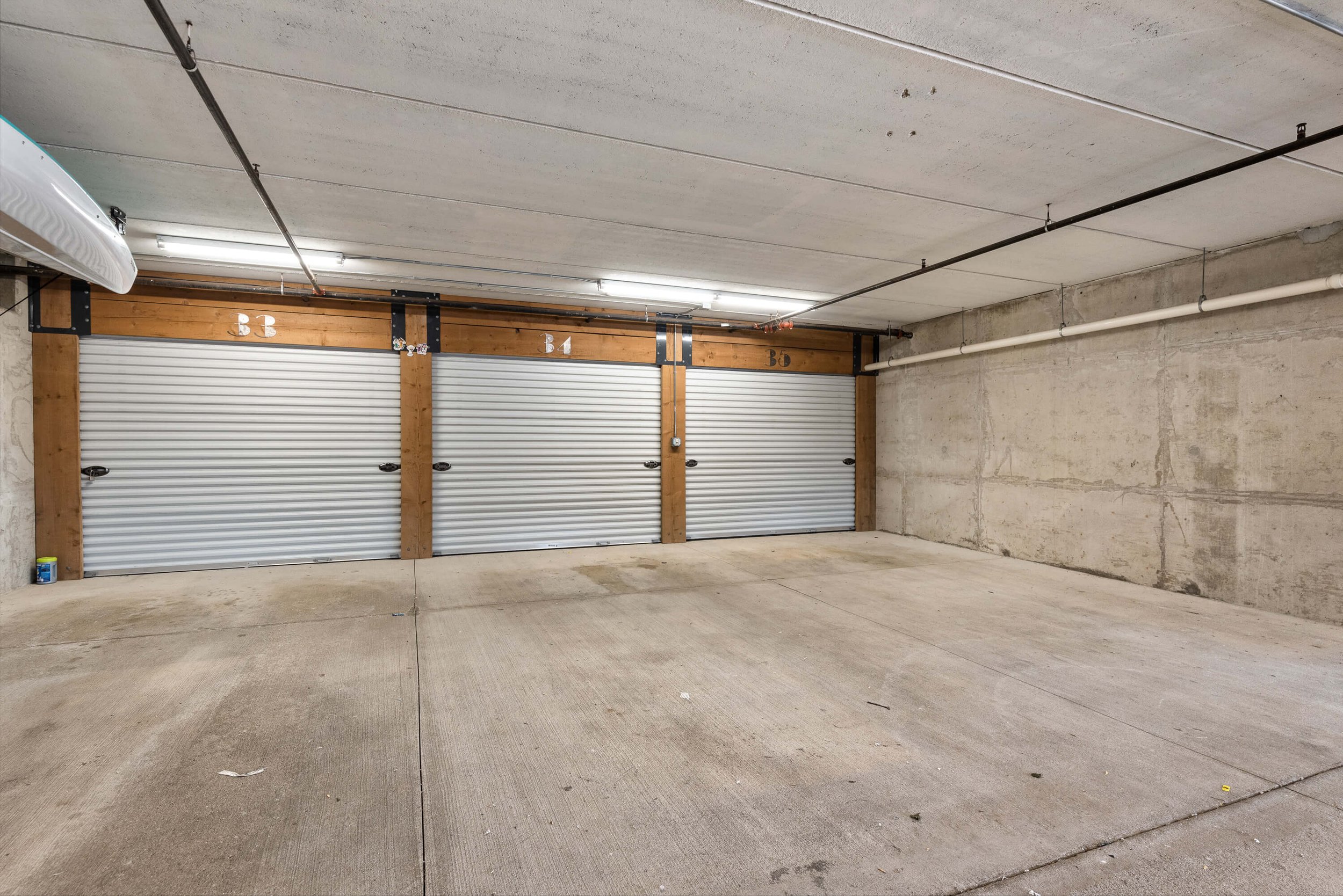 2 Indoor Heated Parking and Storage Spaces