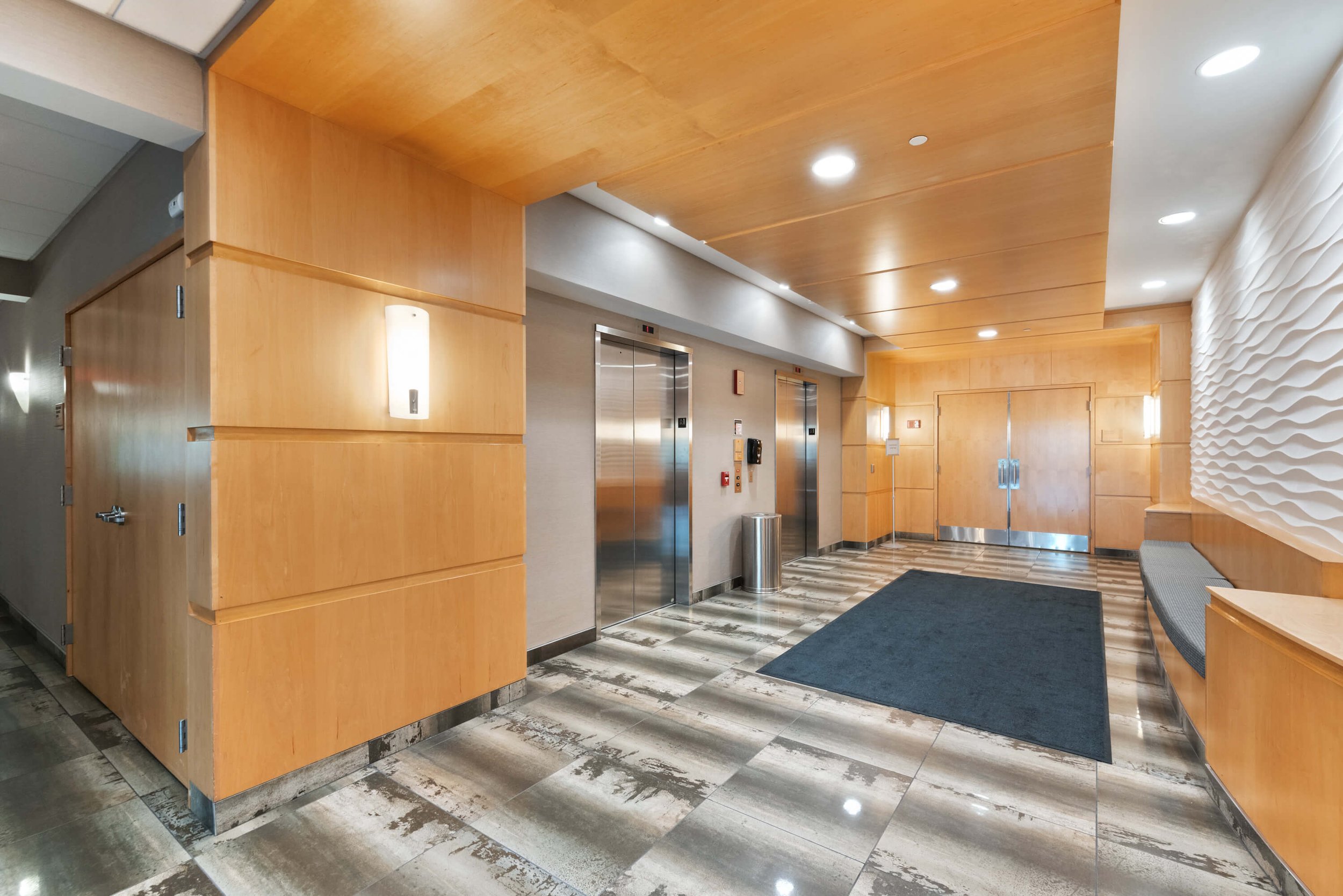 Renovated Main Level Elevator Lobby