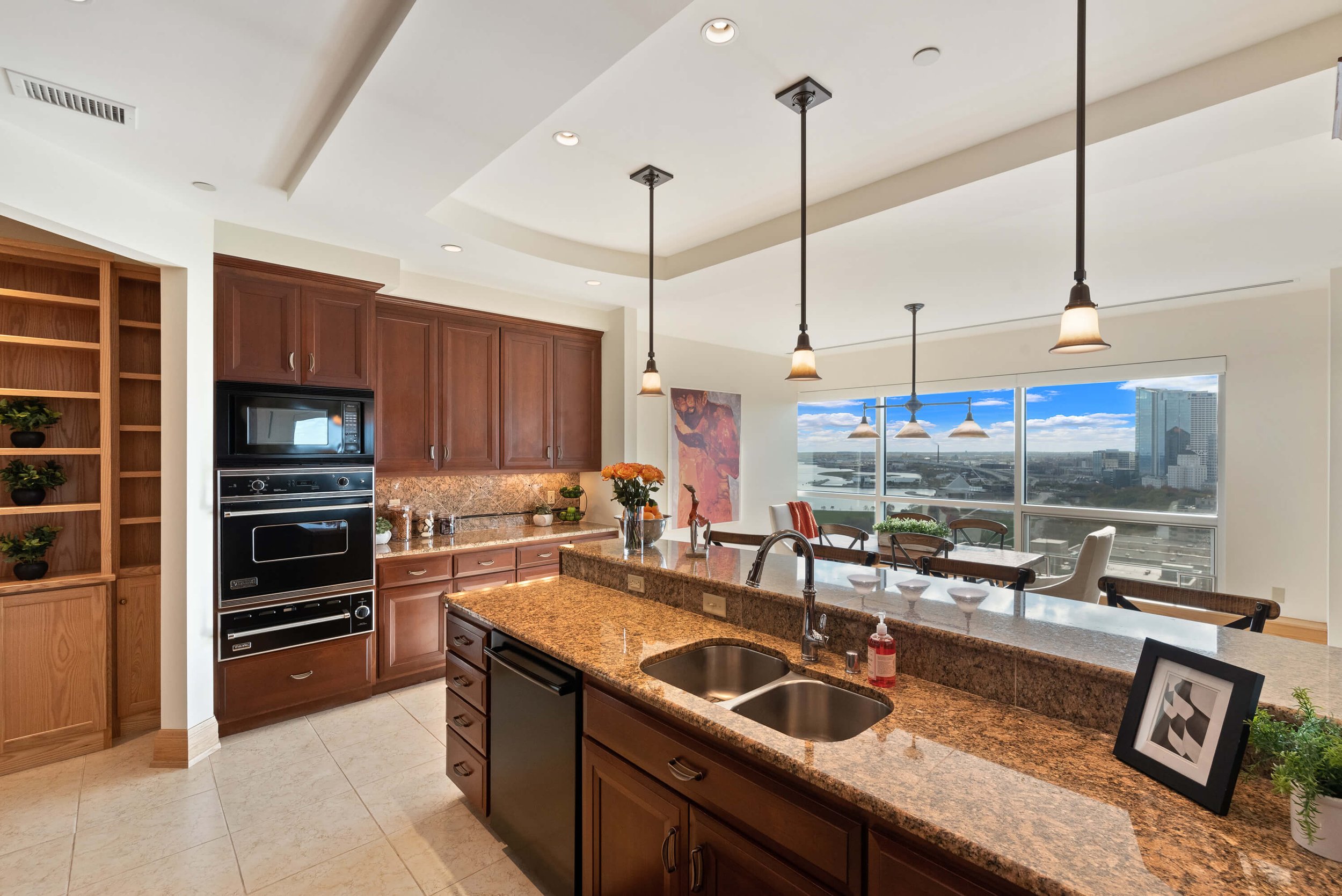 Granite Counters and Custom Backsplash