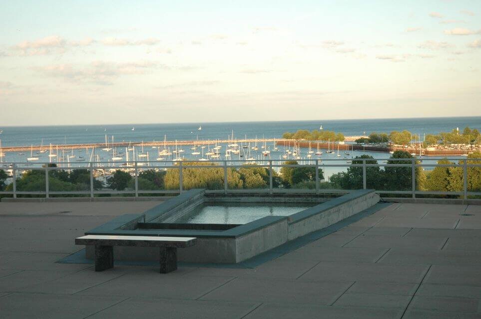 Common Deck Overlooking Marina
