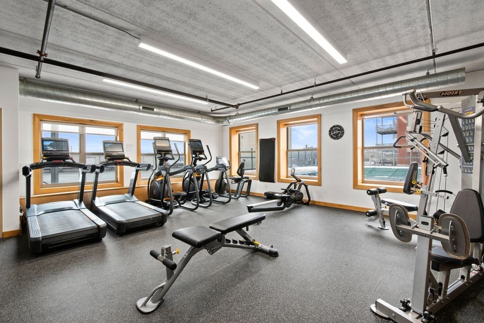 Updated River Facing Fitness Room