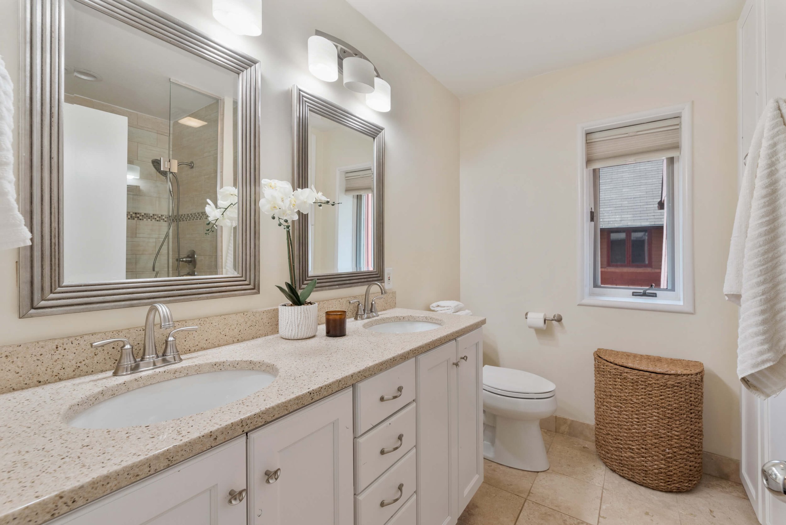 Master Bath with Double Sinks