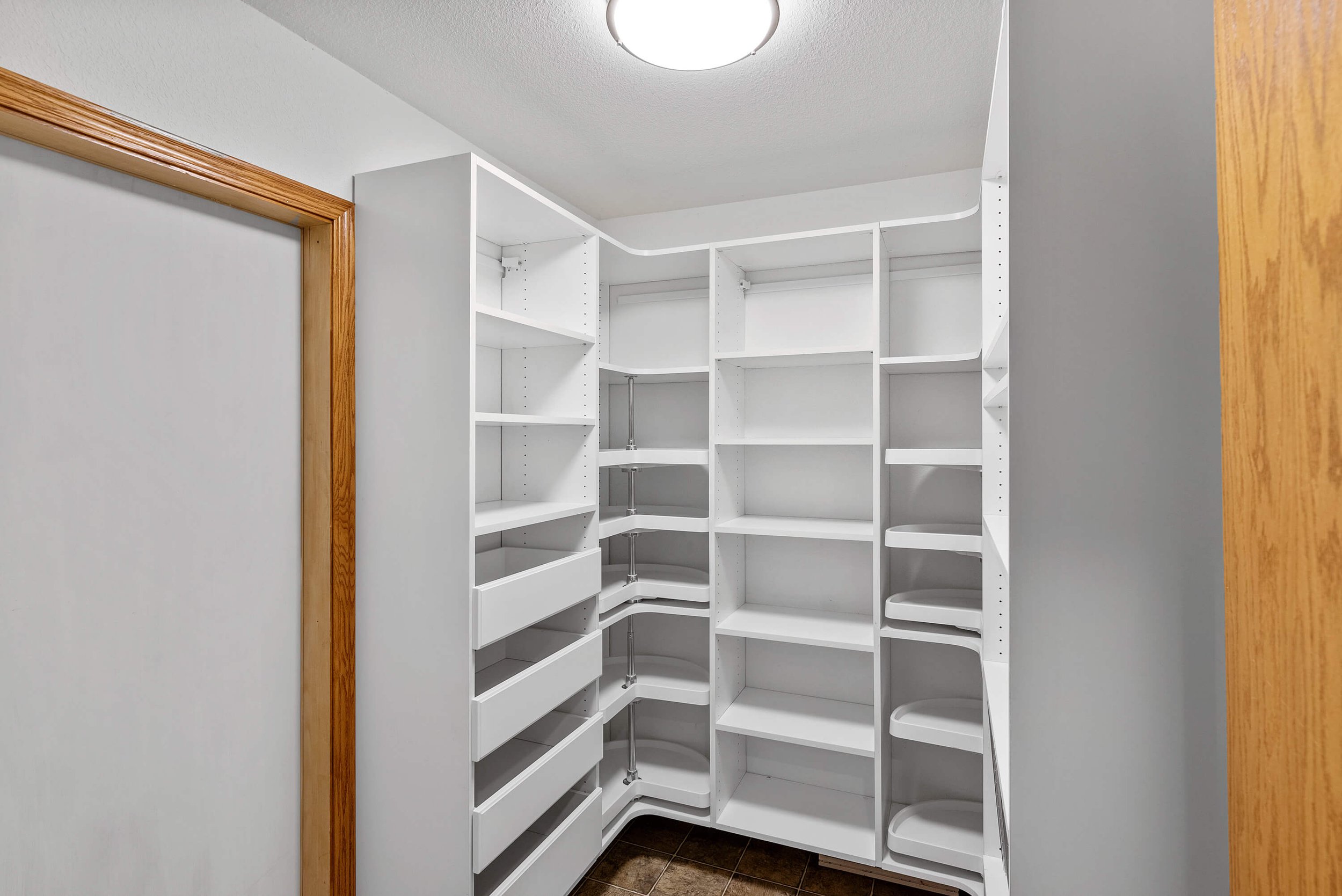 Walk-In Pantry Off Kitchen