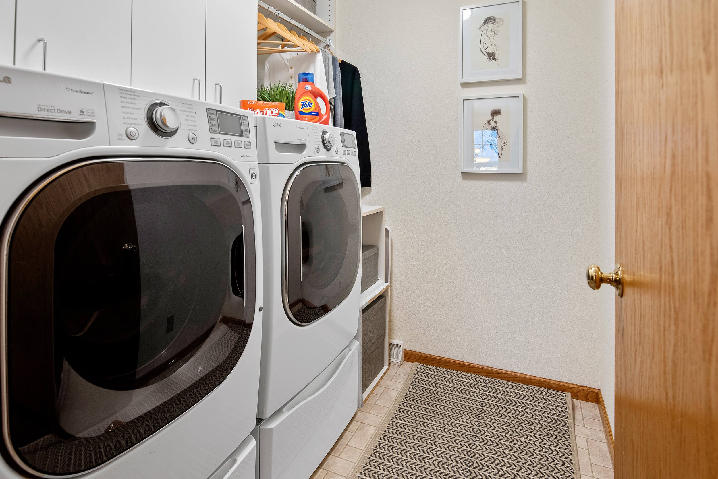 2nd Floor Laundry with Storage!